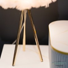 Additional picture of Feather Table Lamp White 50cm