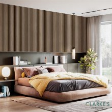 Additional picture of FibroTech Acoustic Wall Panel Oiled Oak