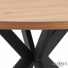 Additional picture of Frederic Round Dining Table Oak