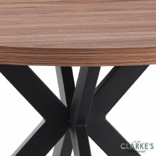 Additional picture of Frederic Round Extending Dining Table Walnut