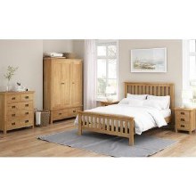 Additional picture of Salisbury Lite Oak Gent Wardrobe