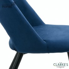Additional picture of Bursa Velvet Dining Chair Navy