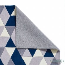 Additional picture of Hong Kong Rug HK3653 Grey / Navy 120 x 170cm