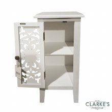 Additional picture of Jessie 1 Door Cabinet White
