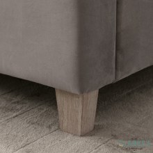 Additional picture of Kensington Velvet 6ft Bed Frame Viola Rocky