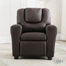 Additional picture of Kids Recliner Chair with Cup Holder Chocolate