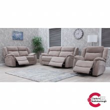 Additional picture of Lorenza Power Recliner 2 Seater Sofa Champagne
