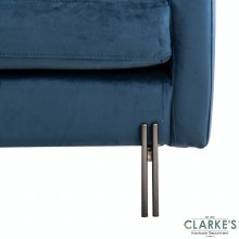 Additional picture of Madison 2 Seater Velvet Sofa Royal Blue