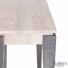 Additional picture of Milan Console Table Light Oak/Grey