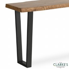 Additional picture of Oak Mill console table