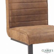 Additional picture of Oak Mill brown dining chair