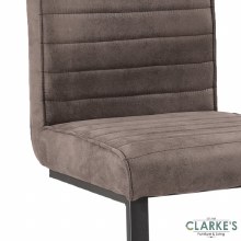 Additional picture of Oak Mill grey dining chair