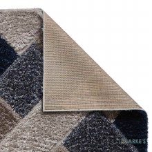 Additional picture of Olympia 2239 Grey/Navy Rug 120 x 170cm