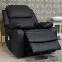 Additional picture of Parker Lift and Tilt Chair Leather Black