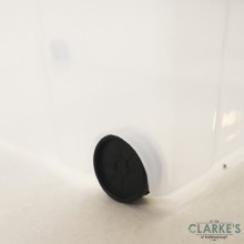 Additional picture of Plastic Storage Box with Centre Hinged Lid 60 Litre