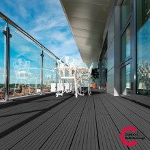 Additional picture of Portland Montana Charcoal Composite Decking