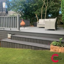 Additional picture of Portland Montana Soft Grey Composite Decking