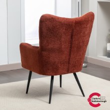 Additional picture of Reese Accent Chair Rust