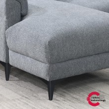 Additional picture of Roxy Left Hand Facing Corner Sofa Grey