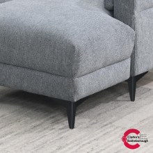 Additional picture of Roxy Right Hand Facing Corner Sofa Grey