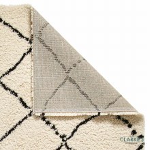 Additional picture of Royal Nomadic 5413 Ivory/Black Rug 120 x 170cm