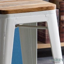 Additional picture of Seattle contemporary bar stool cream