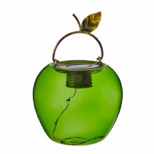 Additional picture of Funky Green Apple - Solar Garden Decor