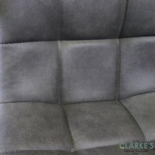 Additional picture of Selina Grey Fabric Bar Stool