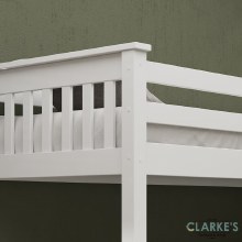 Additional picture of Triple white bunk bed