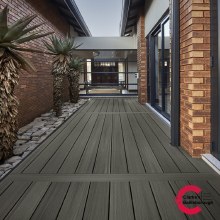 Additional picture of Ultrashield Naturale Wide Pebble Grey Composite Decking