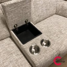 Additional picture of Verina 2 Seater Power Recliner with Console