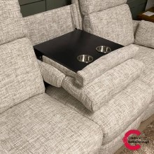 Additional picture of Verina 3 Seater Power Recliner with Drop Down Table