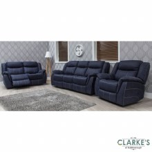 Additional picture of Walton 2 Seater Recliner Sofa Denim