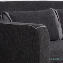 Additional picture of Aspen Sofa Bed Charcoal Patchwork