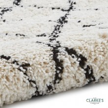 Additional picture of Boho 5402 Black/White Rug 120 x 170cm