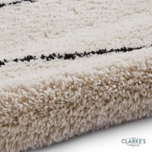 Additional picture of Boho A474 White/Black Rug 120 x 170cm