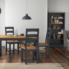 Additional picture of Edinburgh Large Bookcase Charcoal