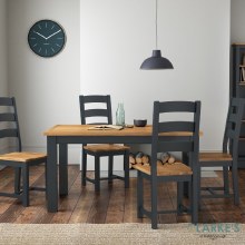 Additional picture of Edinburgh Slim Bookcase Charcoal