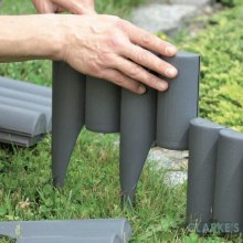 Additional picture of PalGarden Garden Edging Anthracite 2.5 Meter
