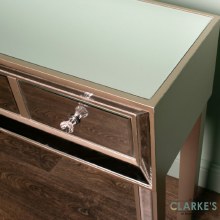 Additional picture of Kendra Mirrored Console Table