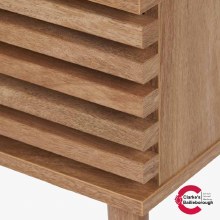 Additional picture of Larvik Natural Eucalyptus Wood Lamp Table