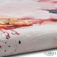 Additional picture of Michelle Collins FLOO24 Printed Rose/Black Rug 120 x 170cm