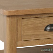 Additional picture of Purdi Oak Large Coffee Table with Drawers