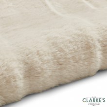 Additional picture of Teddy Beige Circle Rug 120 x 120cm