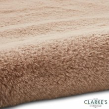 Additional picture of Teddy Mink Circle Rug 120 x 120cm