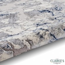 Additional picture of Apollo 2677 Grey/Navy Rug 120 x 170cm
