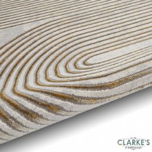 Additional picture of Apollo 2683 Grey/Gold Rug 120 x 170cm