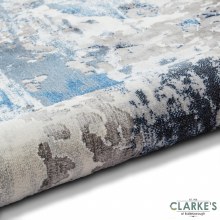 Additional picture of Apollo GR580 Grey/Navy Rug 120 x 170cm
