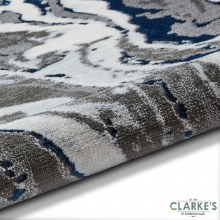 Additional picture of Apollo GR584 Grey/Navy Rug 120 x 170cm