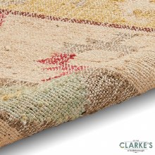 Additional picture of Bazaar 17457 Multi Colour Jute Rug 120 x 170cm